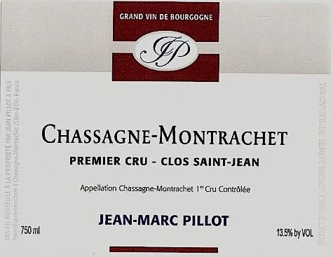 Chassagne-Montrachet Clos St-Jean Rouge Premier Cru Bottle