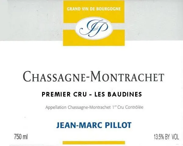 Chassagne-Montrachet Les Baudines Premier Cru Bottle