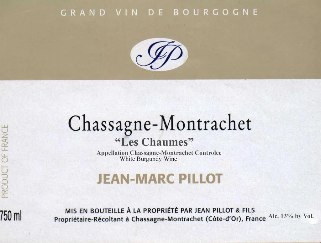 Chassagne-Montrachet Les Chaumes Bottle