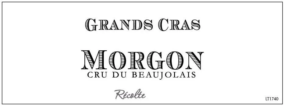 Morgon Grands Cras Bottle
