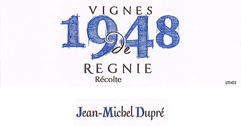 Regnie Vignes de 1948 Bottle