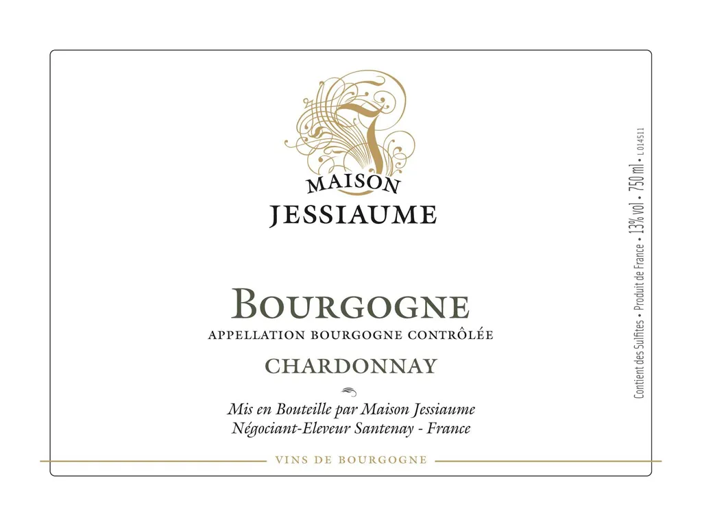 Bourgogne Chardonnay Bottle