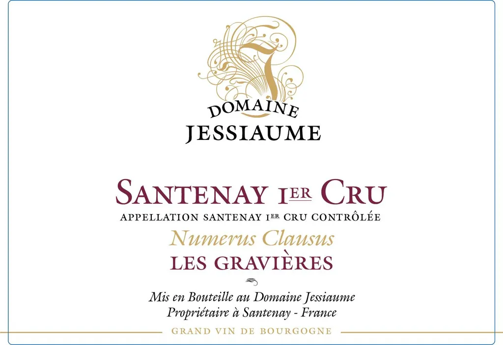 Santenay Les Gravieres Premier Cru Numerus Clausus Bottle