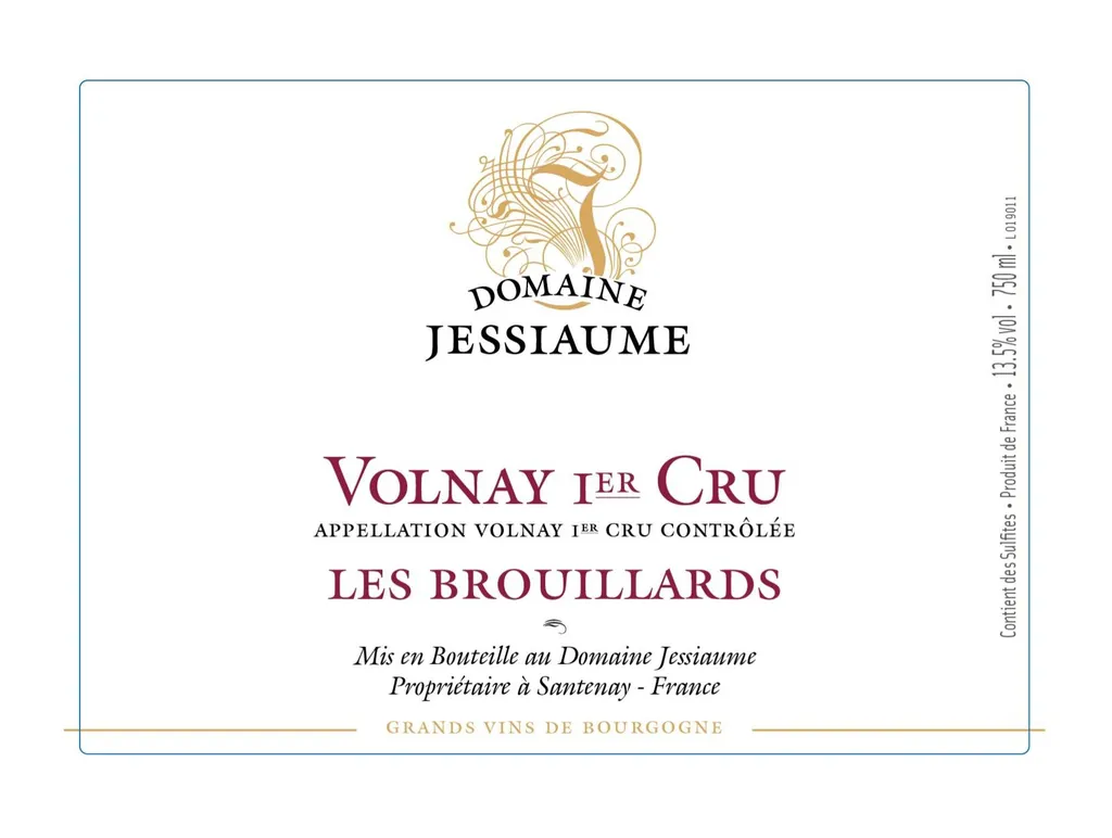 Volnay Les Brouillards Premier Cru Bottle
