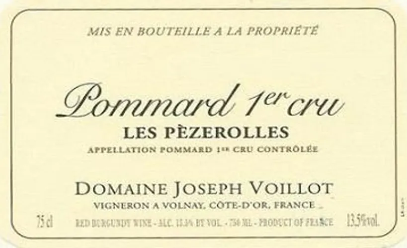 Pommard Les Pezerolles Premier Cru Bottle