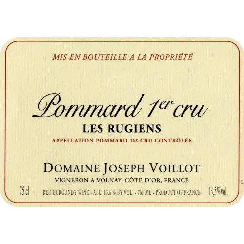 Pommard Premier Cru Les Rugiens Bottle