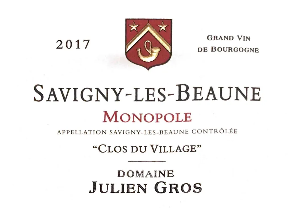 Savigny-les-Beaune Clos du Village Monopole Rouge Bottle