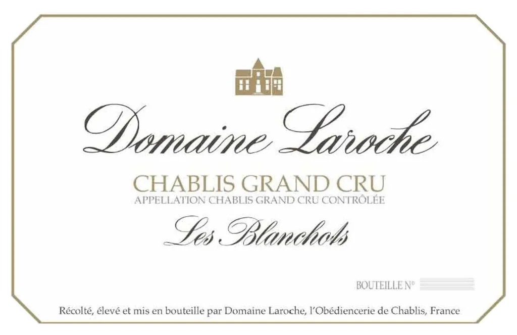 Chablis Les Blanchots Grand Cru Bottle