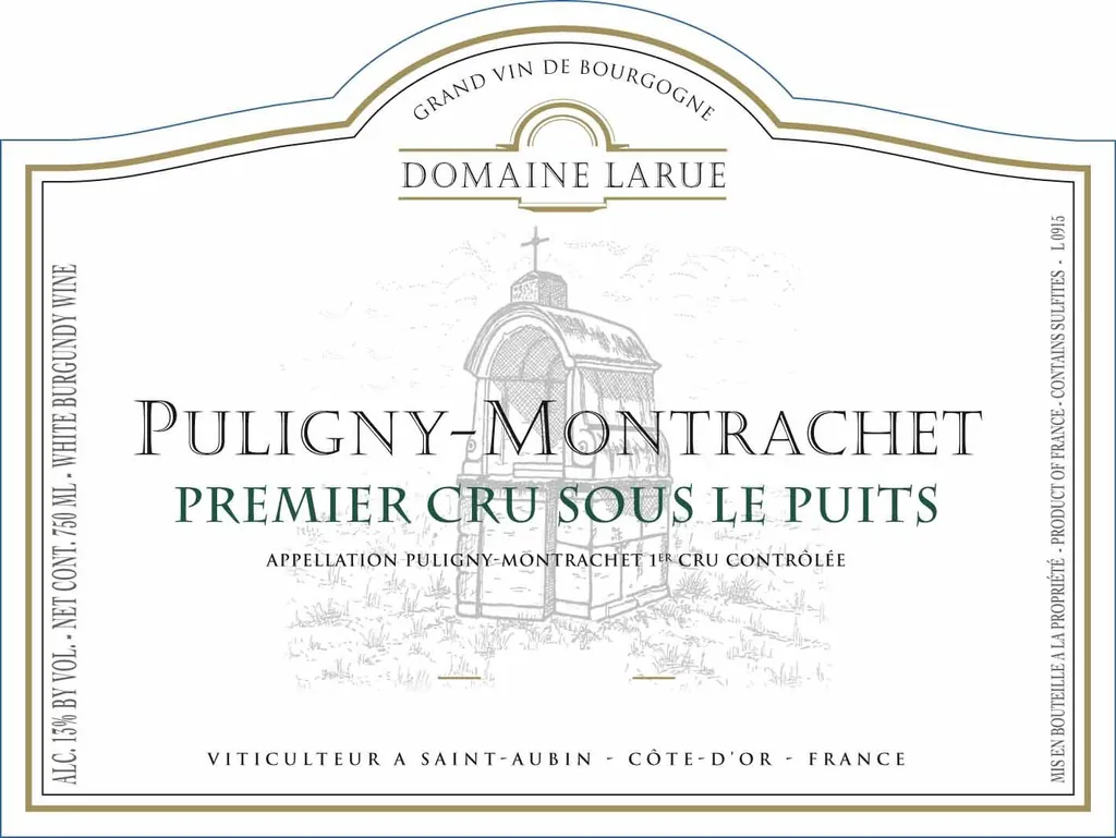 Puligny-Montrachet Sous Le Puits Premier Cru Bottle