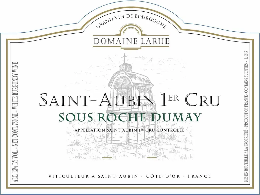 Saint-Aubin Sous Roche Dumay Premier Cru Bottle