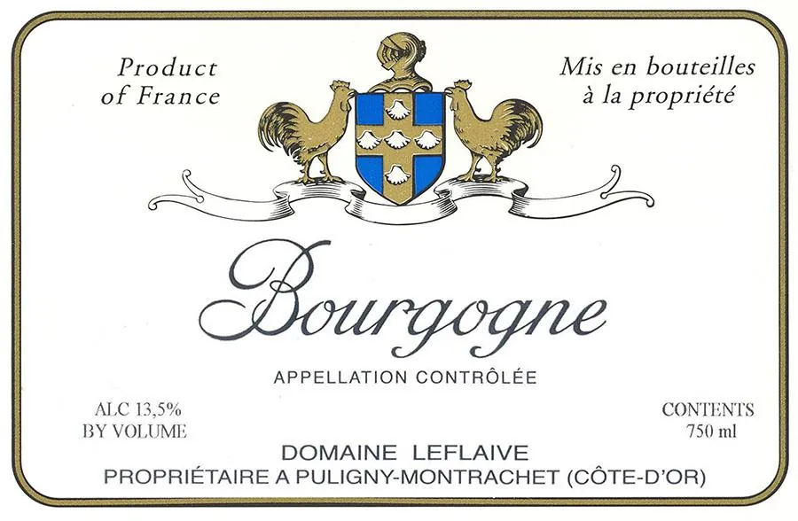 Bourgogne Blanc Bottle