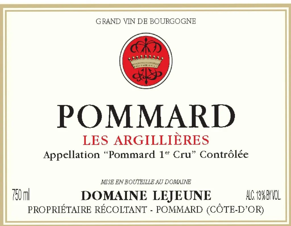 Pommard Les Argillieres Bottle