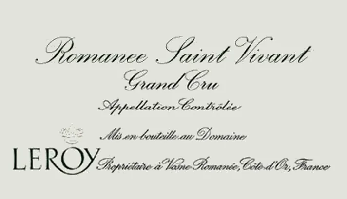 Romanee St. Vivant Grand Cru Bottle