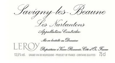 Savigny-les-Beaune Les Narbantons Premier Cru Bottle