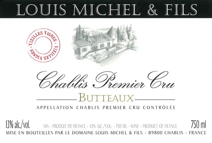 Chablis Butteaux Vieilles Vignes Premier Cru Bottle
