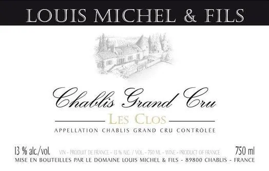 Chablis Les Clos Grand Cru Bottle