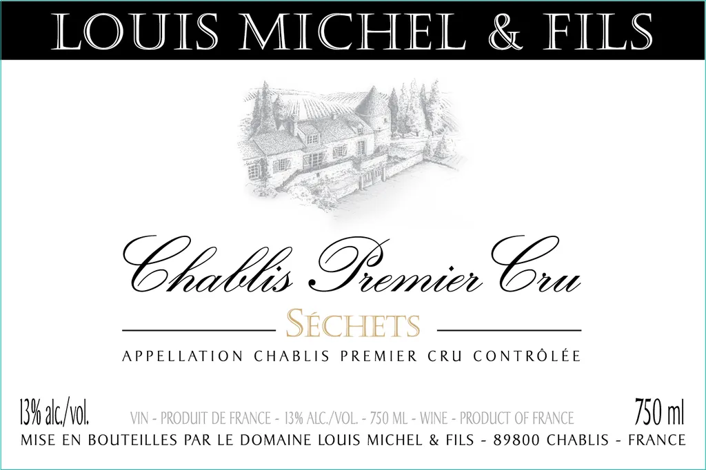 Chablis Sechets Premier Cru Bottle