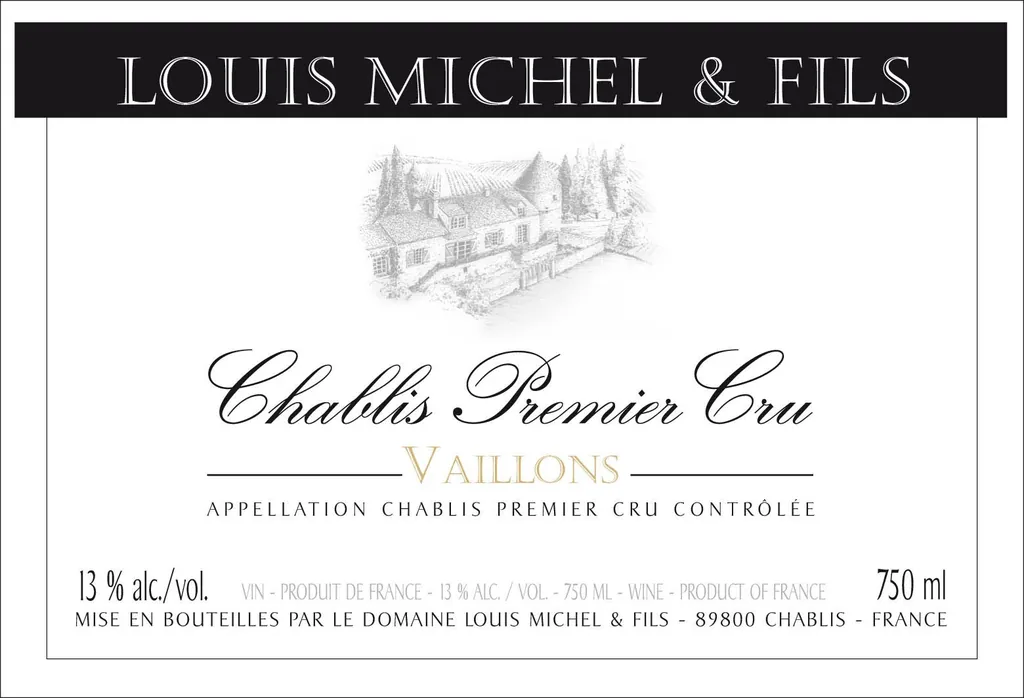 Chablis Vaillons Premier Cru Bottle