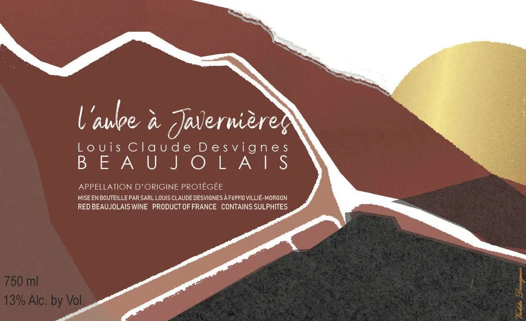 Beaujolais l'Aube a Javernieres Bottle