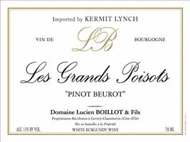 Bourgogne Pinot Beurot Les Grands Poisots Bottle