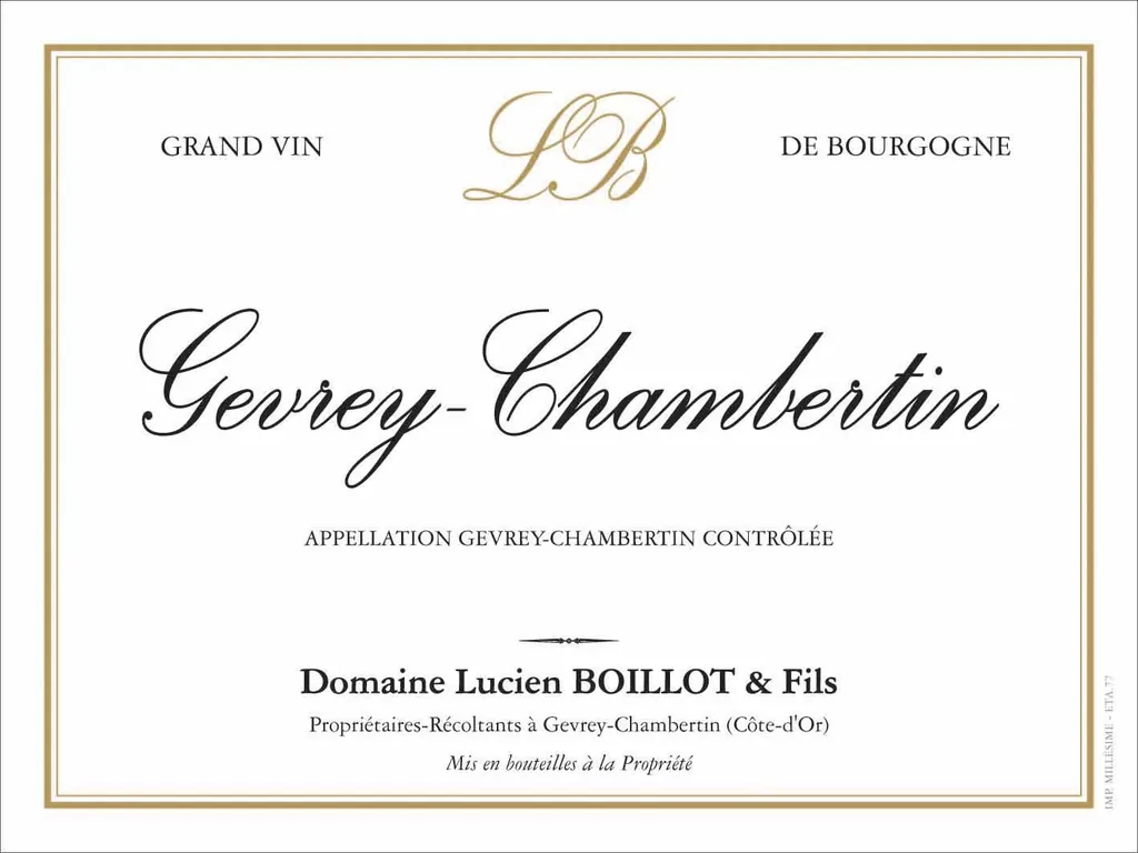 Gevrey-Chambertin Bottle