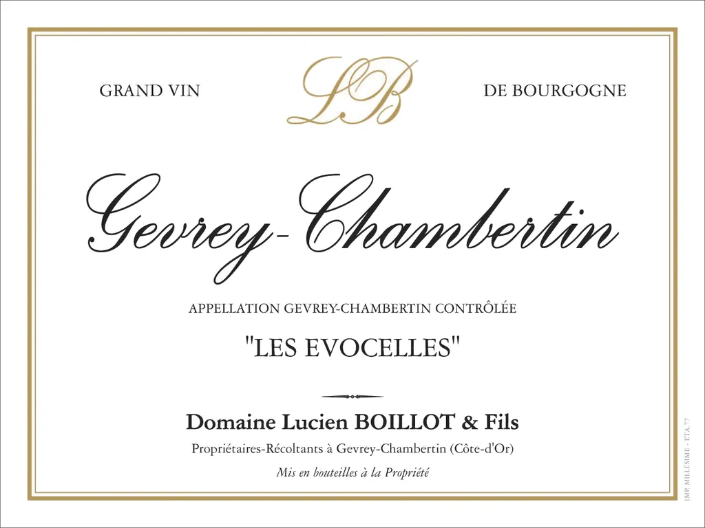 Gevrey-Chambertin Les Evocelles Bottle