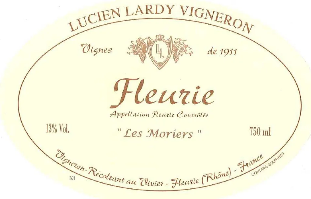 Fleurie Les Moriers Bottle