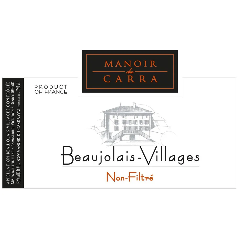 Manoir du Carra Beaujolais Villages Bottle