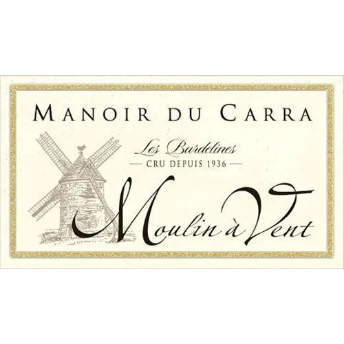 Manoir du Carra Moulin a Vent Les Burdelines Bottle