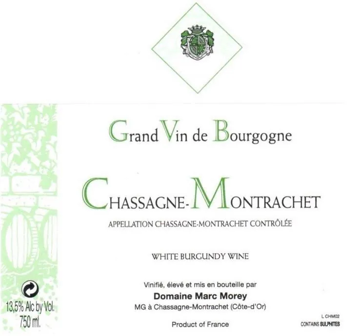 Chassagne-Montrachet Bottle