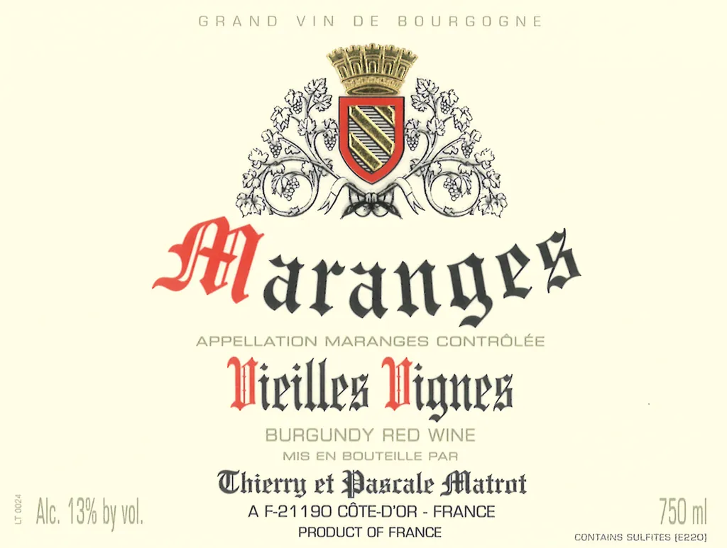 Maranges Vieilles Vignes Bottle