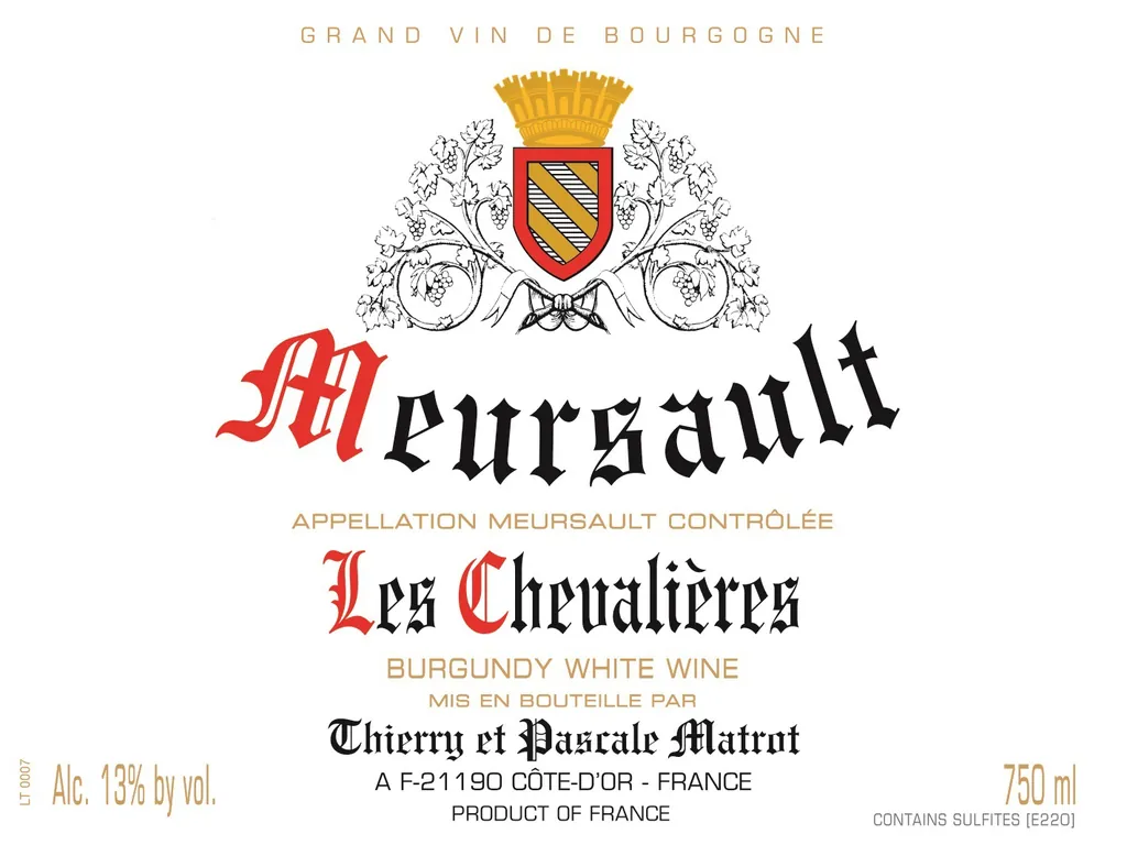 Meursault Les Chevalieres Bottle