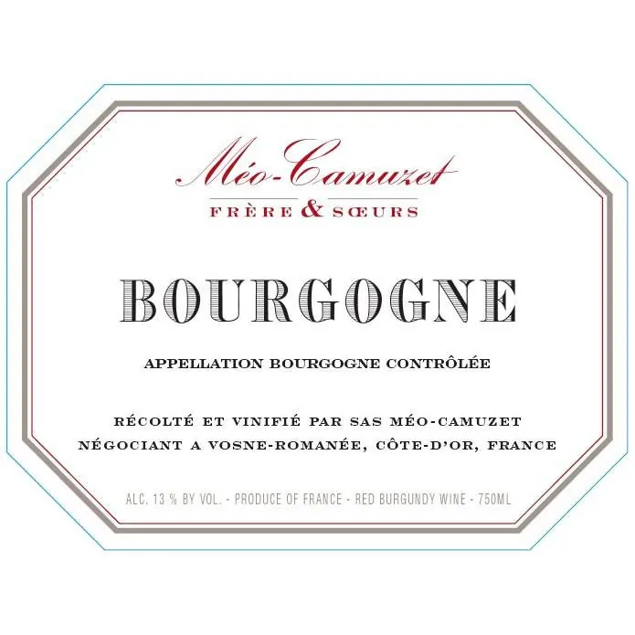 Bourgogne Rouge Bottle
