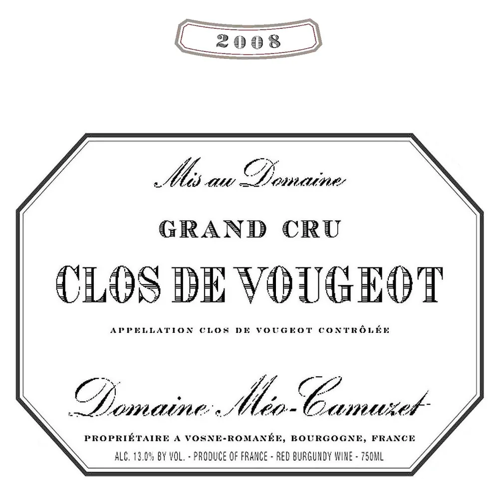 Clos de Vougeot Bottle