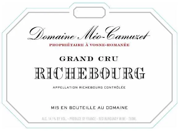 Richebourg Grand Cru Bottle