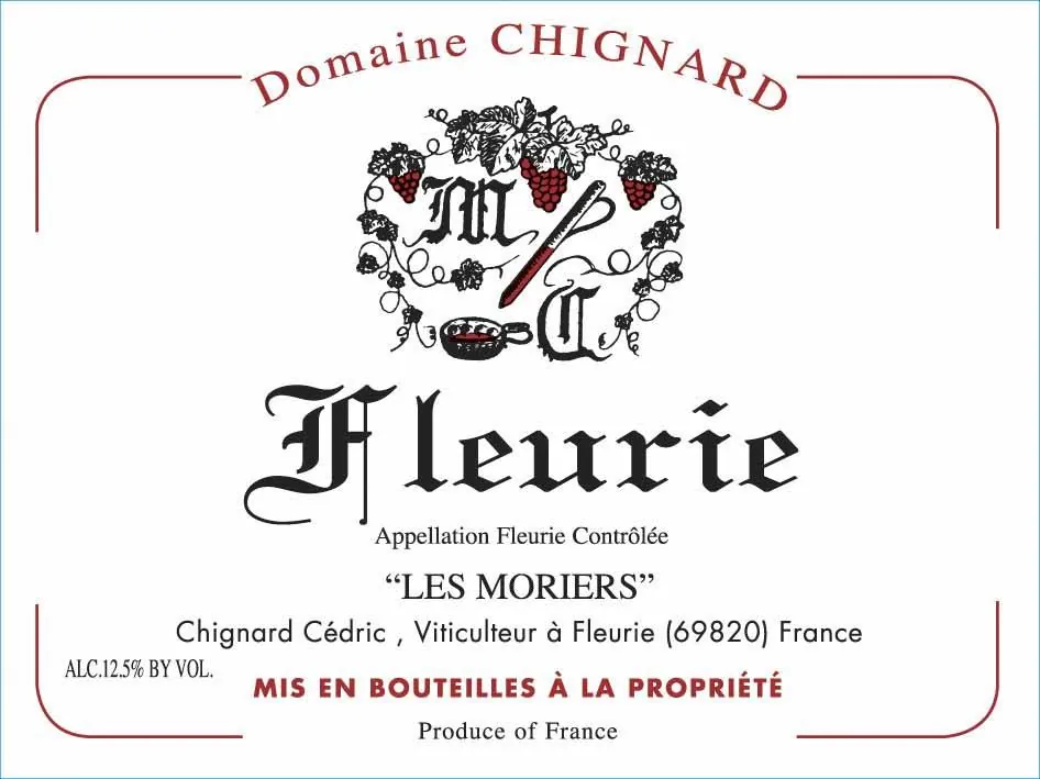 Les Moriers Fleurie Bottle