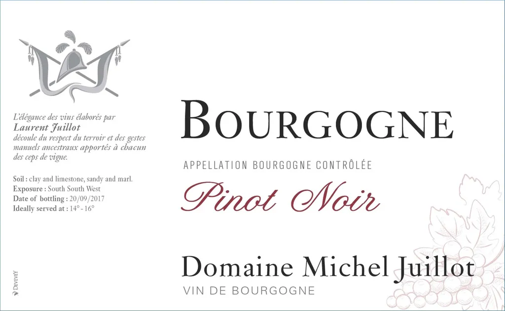 Bourgogne Pinot Noir Bottle