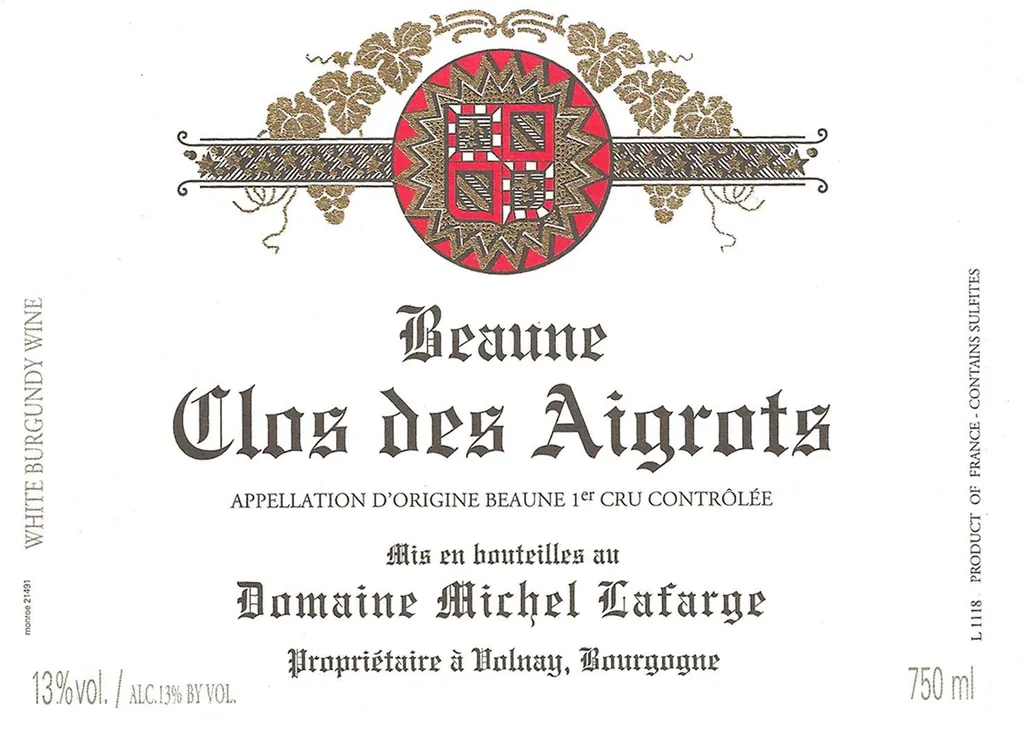 Beaune Clos des Aigrots Premier Cru Bottle