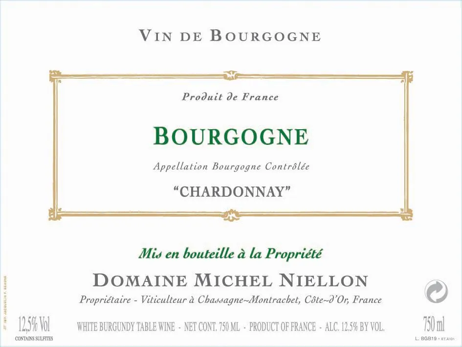Bourgogne Blanc Bottle