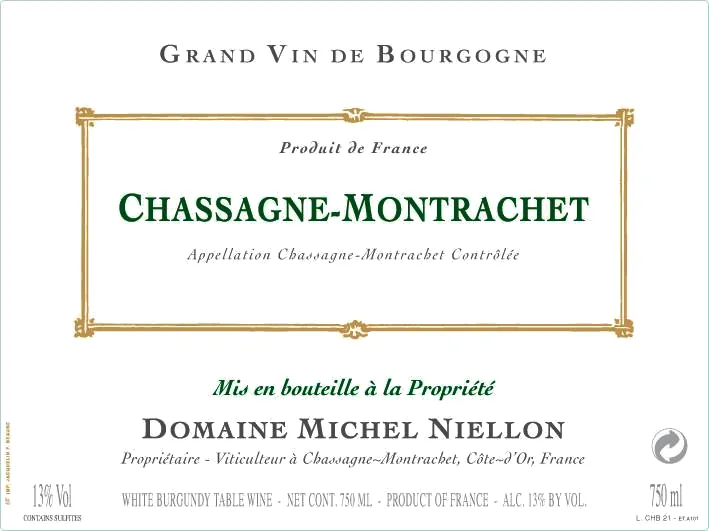 Chassagne-Montrachet Bottle
