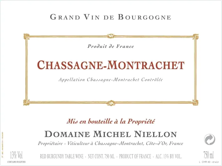 Chassagne-Montrachet Rouge Bottle