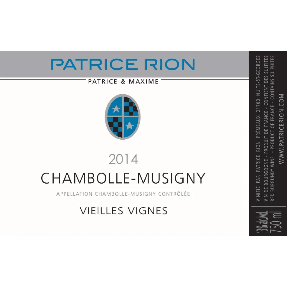 Chambolle Musigny Vieilles Vignes Bottle
