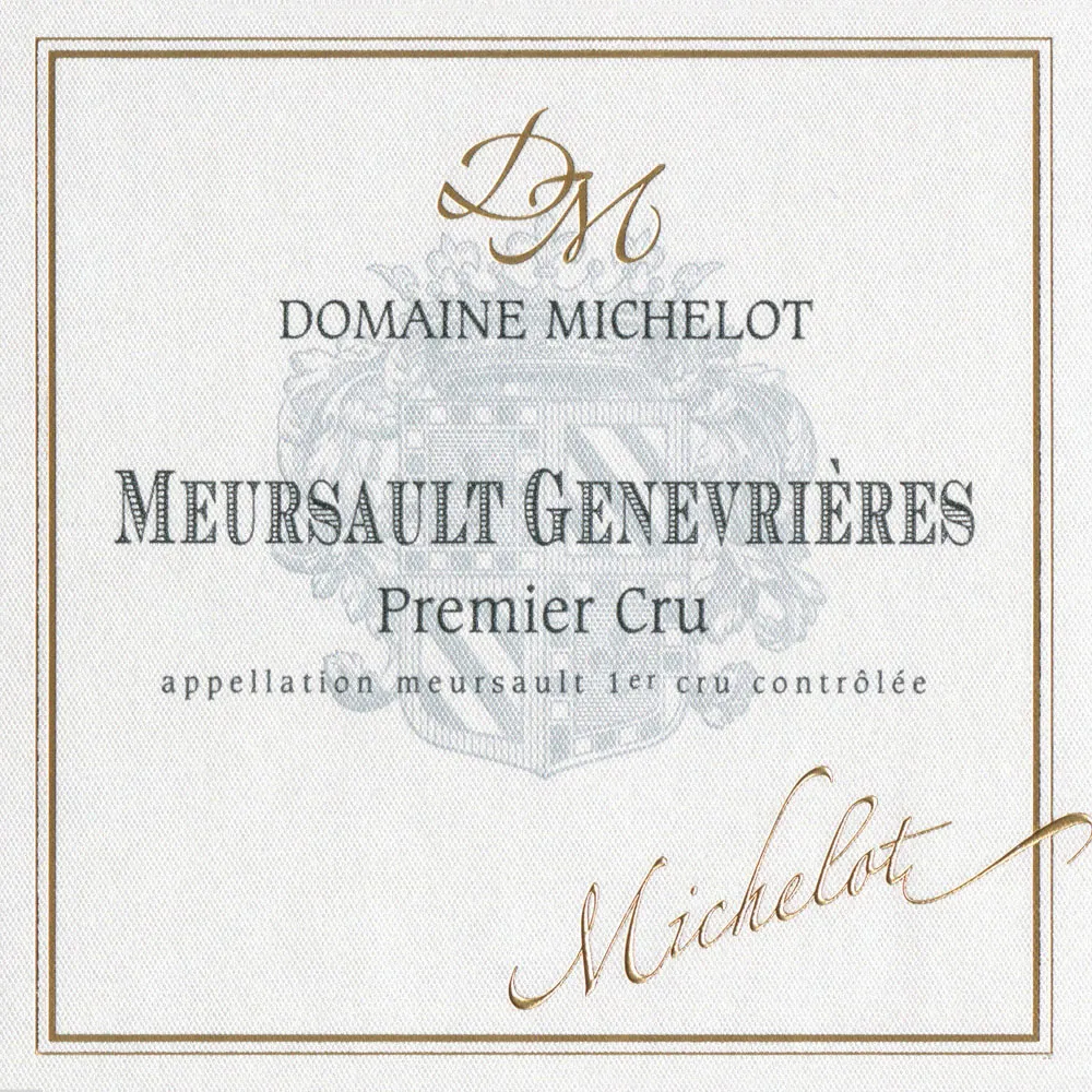 Meursault Les Genevrieres Premier Cru Bottle