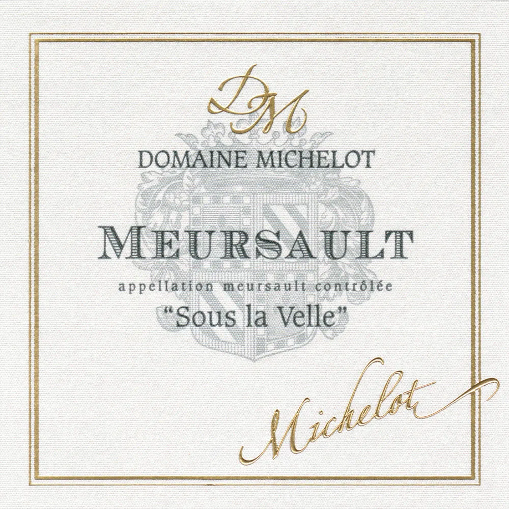 Meursault Sous la Velle Bottle