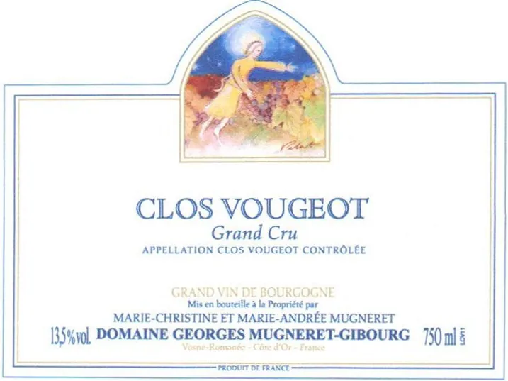 Clos de Vougeot Grand Cru Bottle
