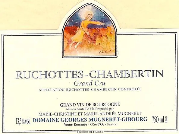 Ruchottes-Chambertin Grand Cru Bottle