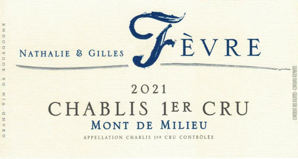 Chablis Mont de Milieu Premier Cru Bottle