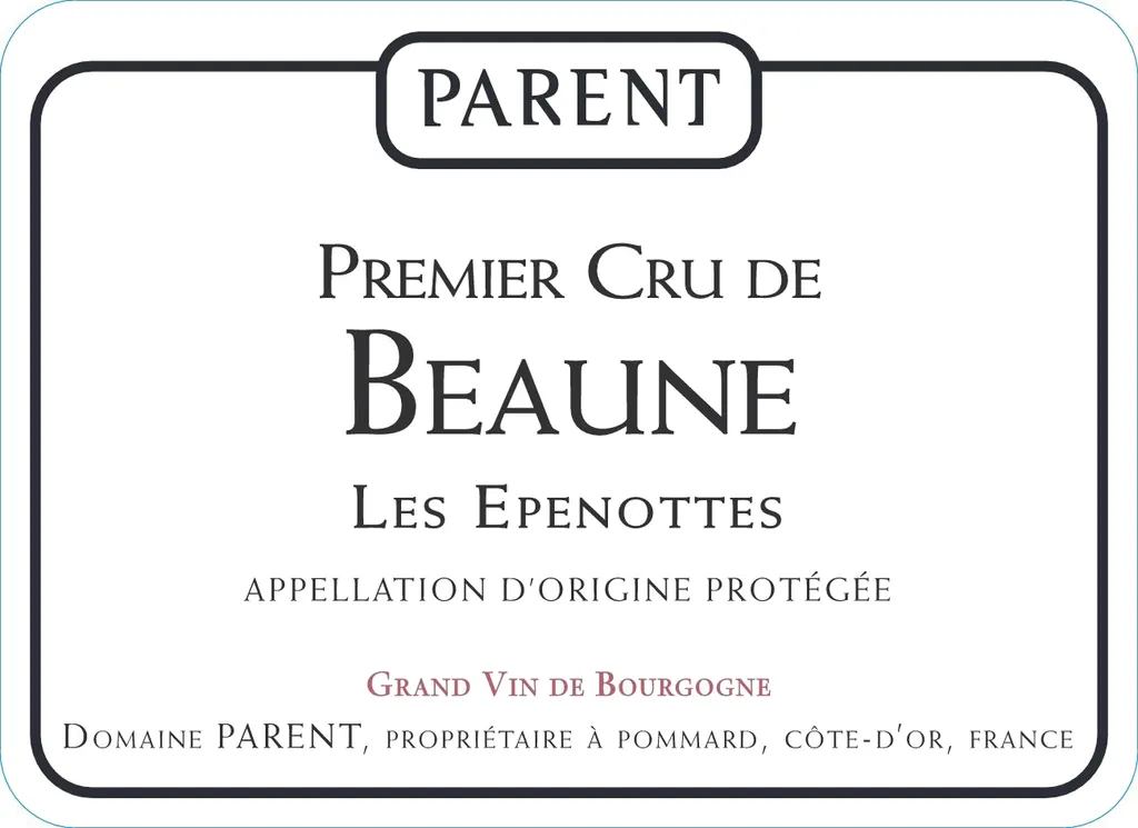 Beaune Epenottes Premier Cru Bottle