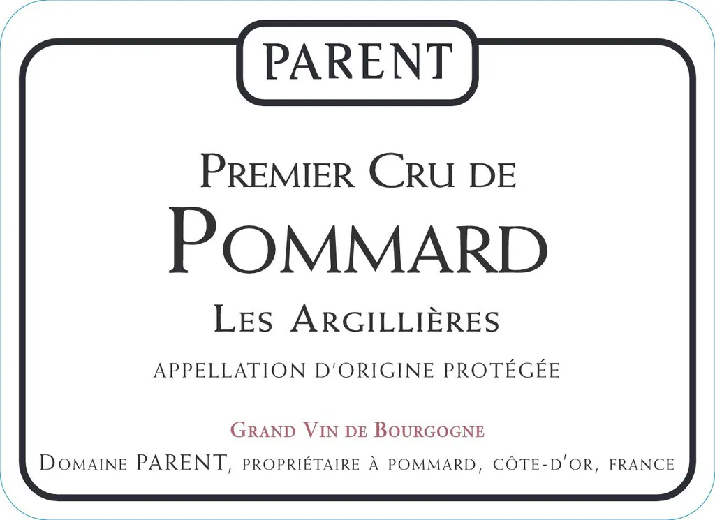 Pommard Les Argillieres Premier Cru Bottle