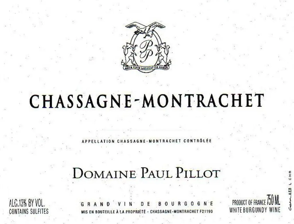 Chassagne-Montrachet Bottle
